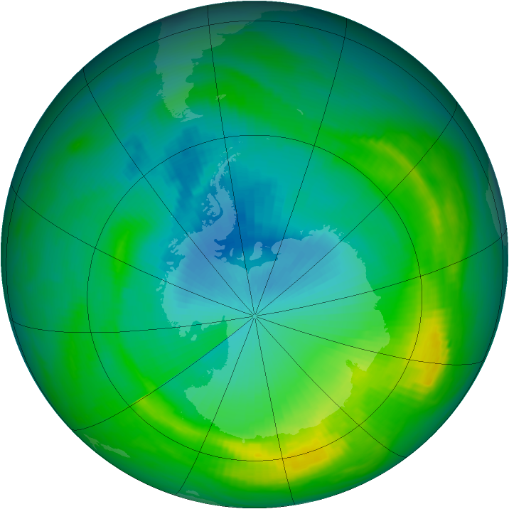 Ozone Map 1980-11-11